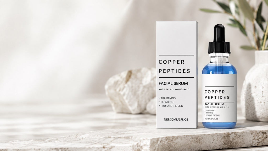 Copper Peptide Facial Serum with Hyaluronic Acid – 30ml