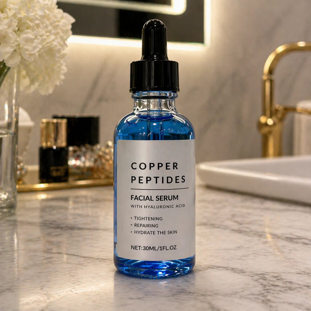 Copper Peptide Facial Serum with Hyaluronic Acid – 30ml